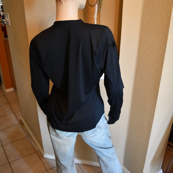 Women's Nike Dallas Cowbo Long Sleeve Pull over black Top Size Med - Lg NWT - Picture 12 of 16